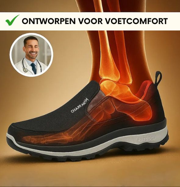 OrthoSport+™ | Herenschoenen met Orthopedisch Comfort voor Wandelen