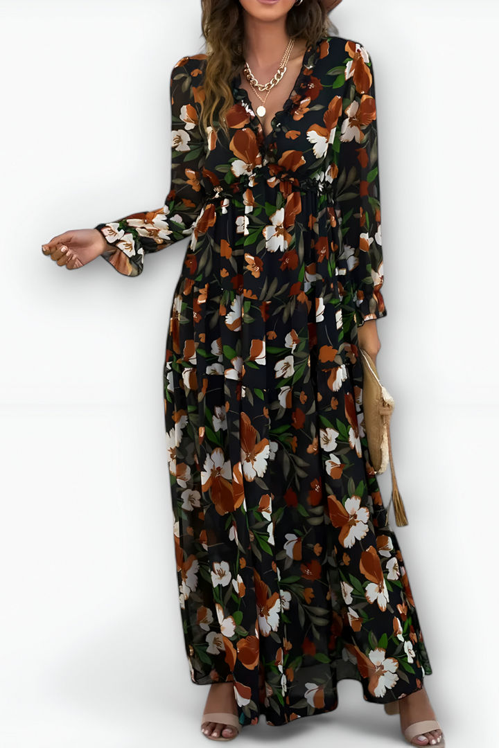 Marleen™ | Stijlvolle Bloemenjurk