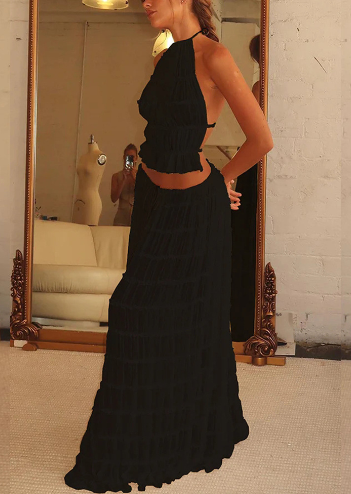 Flora™ | Elegante lange rok en top