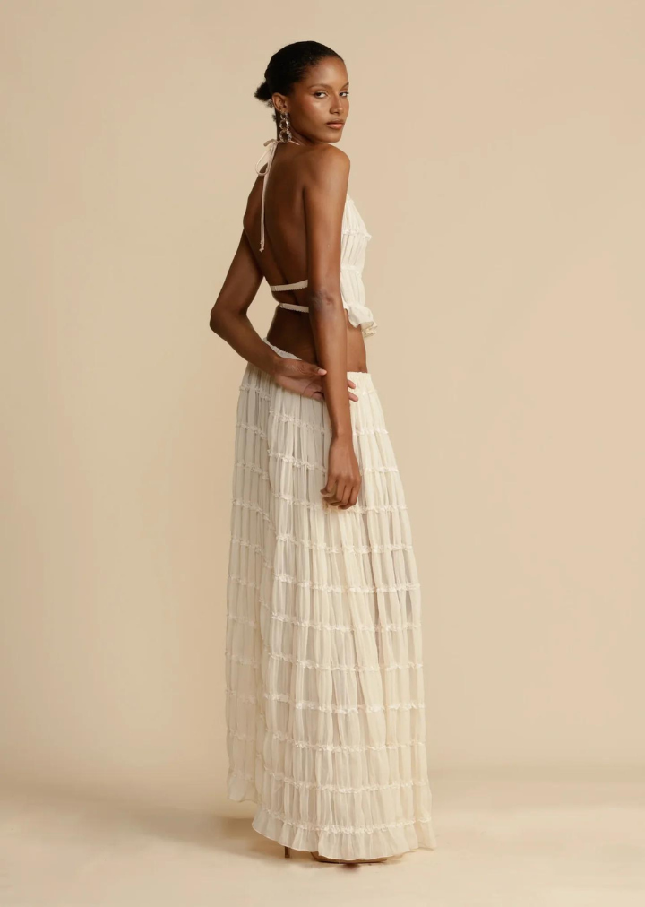 Flora™ | Elegante lange rok en top