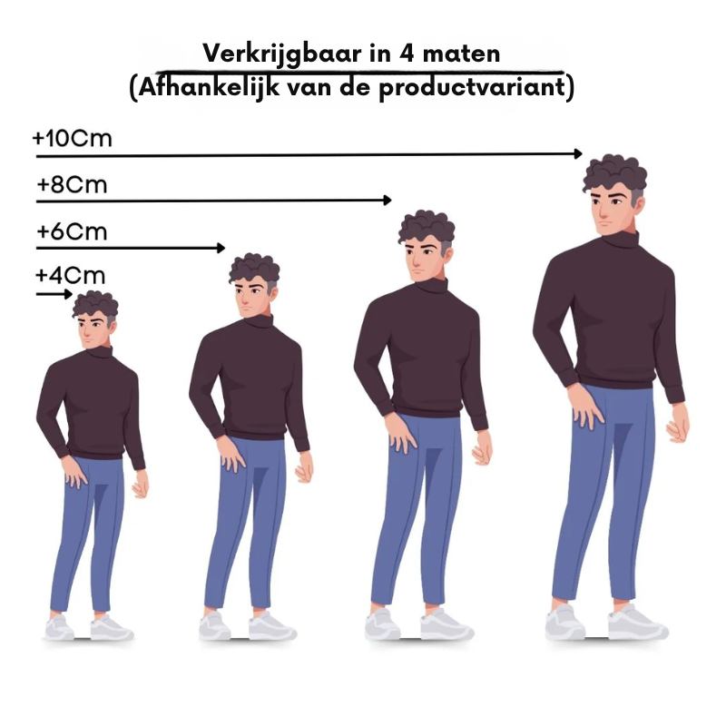 SkySneakers Pro™ | Voeg +6CM, +8CM of +10CM toe aan je lengte
