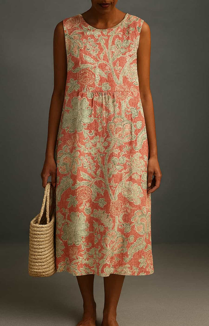 Aubrey - Stijlvolle casual midi jurk