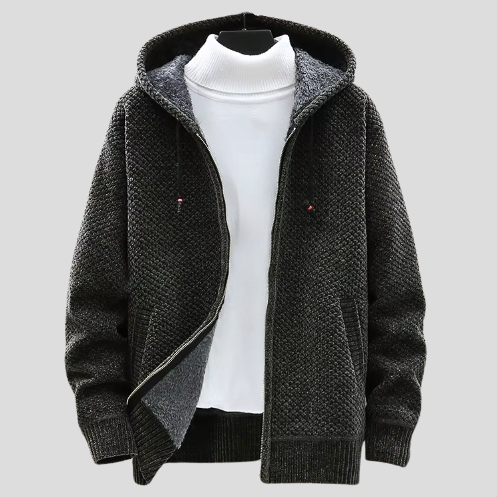 Levi™ | Knusse Gebreide Hoodie met Rits