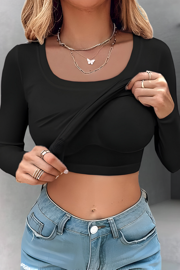 Yara™ | Rib Top met Ingebouwde BH & Stretch Fit