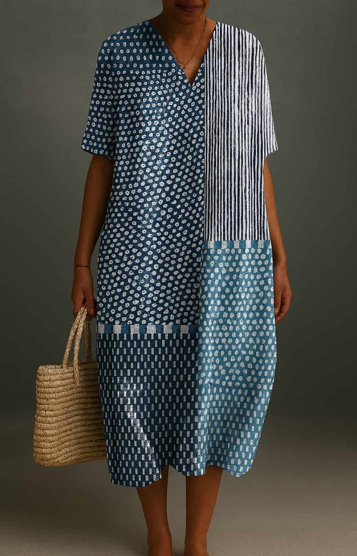 Aubrey - Stijlvolle casual midi jurk