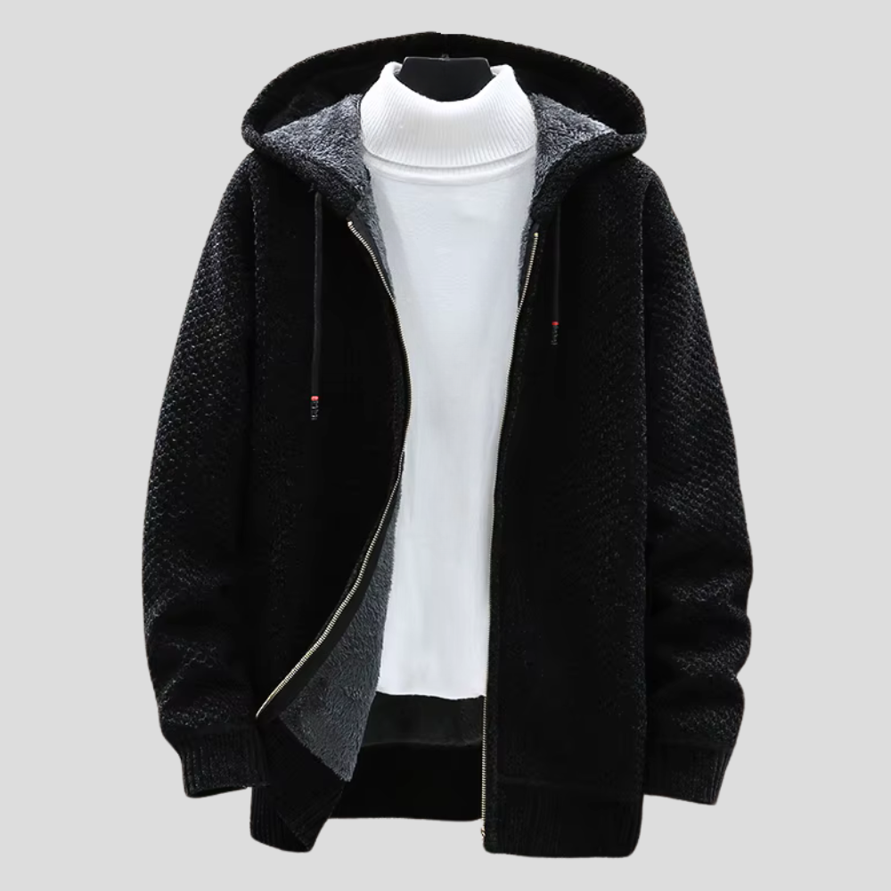 Levi™ | Knusse Gebreide Hoodie met Rits