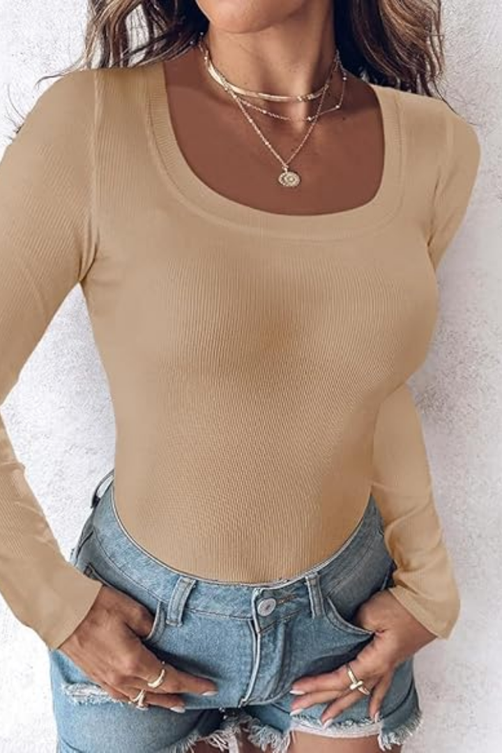 Yara™ | Rib Top met Ingebouwde BH & Stretch Fit