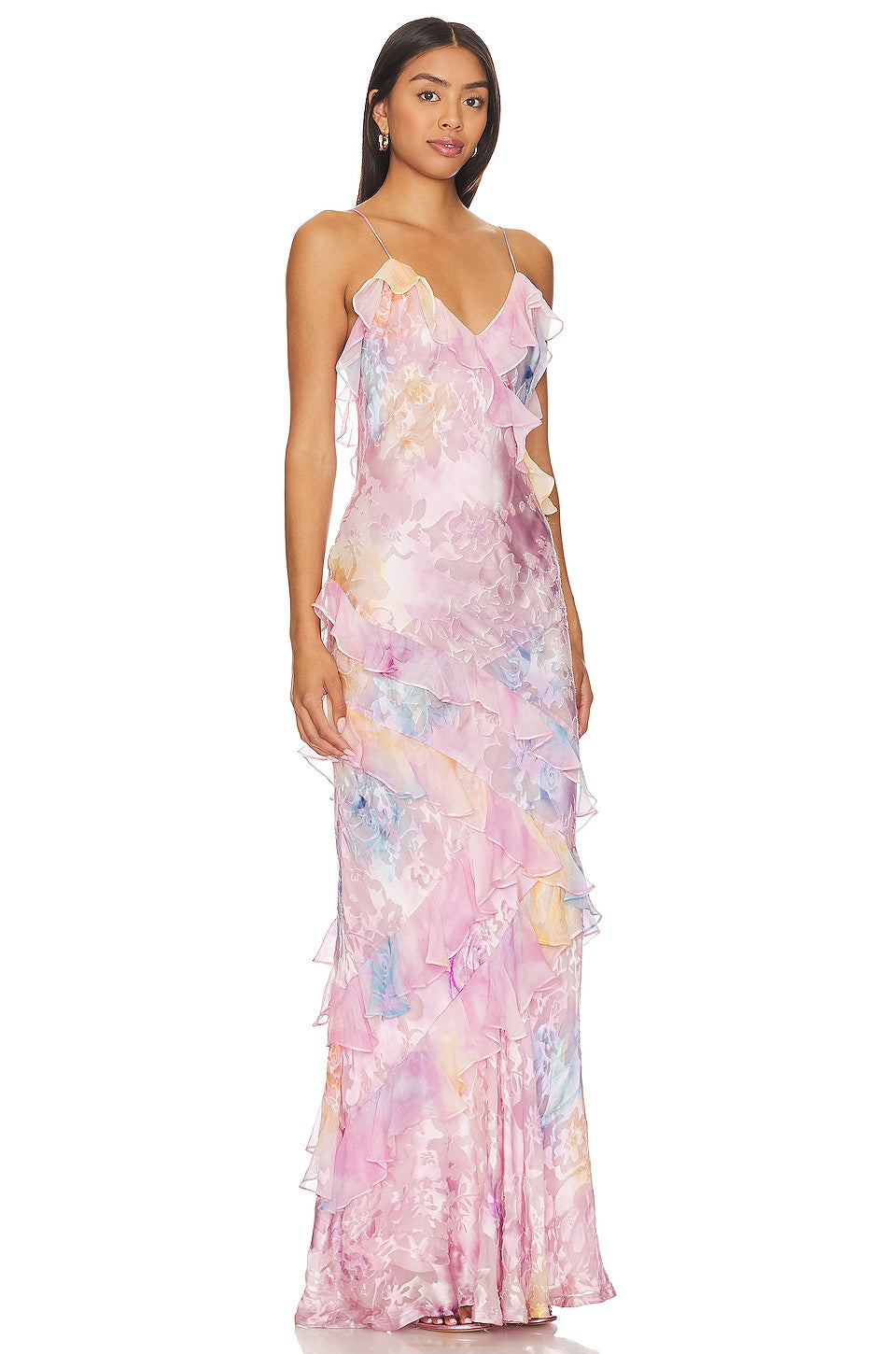 Annabel™ | Elegante Bloemen Maxi-jurk