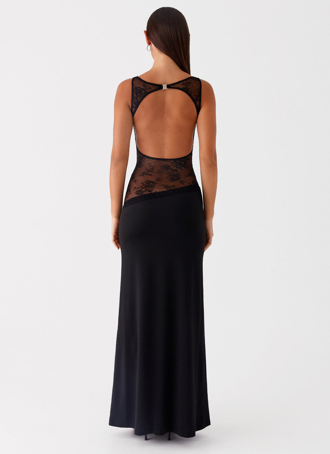 Kalina™ | Maxi Jurk met Elegante Mesh Details