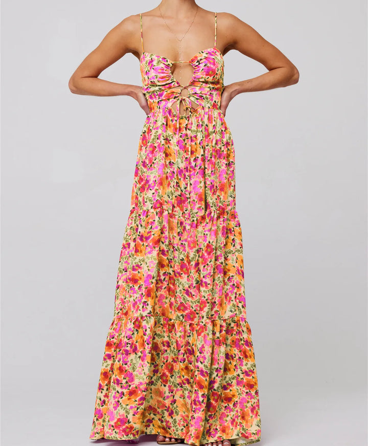 Liva™ | Maxi Jurk met Bloemenprint