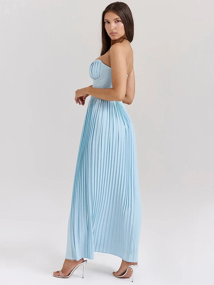 Lieve™ | Strapless Geplooide Jurk