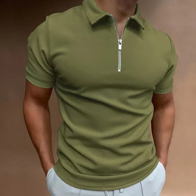 Klassieke Rits Polo Shirt