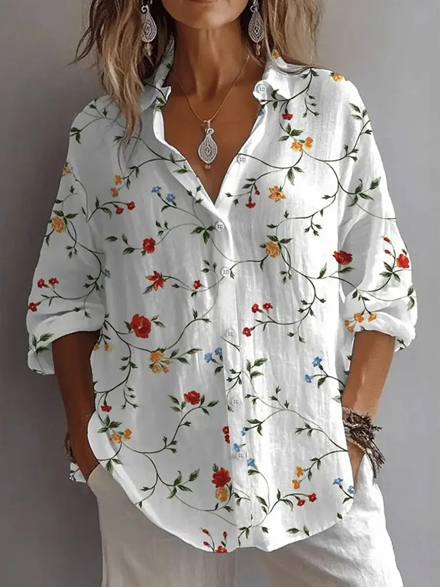 Alexia - Elegante casual bloemenblouse