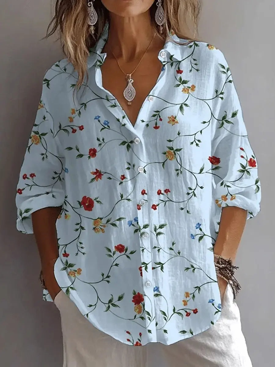 Alexia - Elegante casual bloemenblouse
