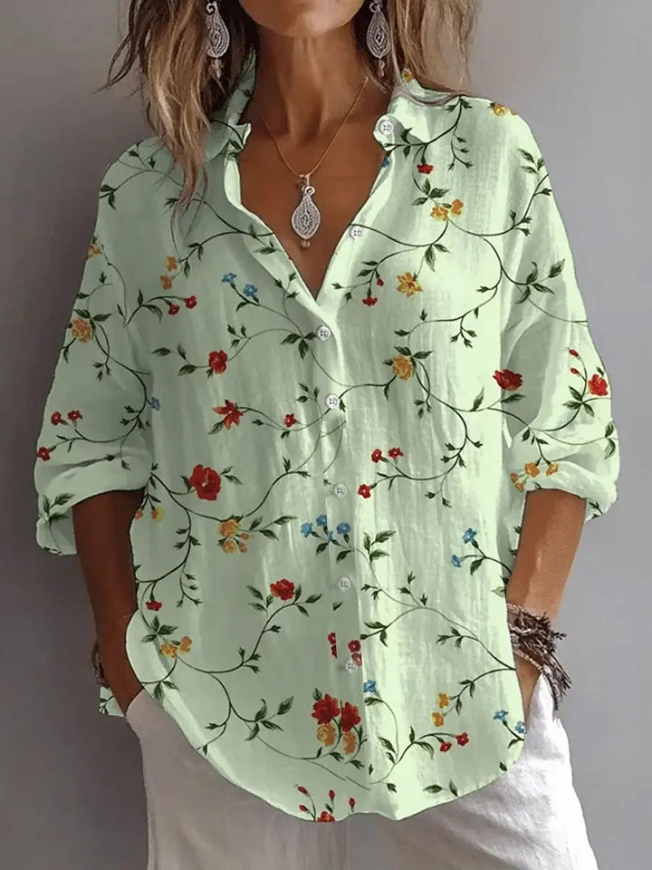 Alexia - Elegante casual bloemenblouse