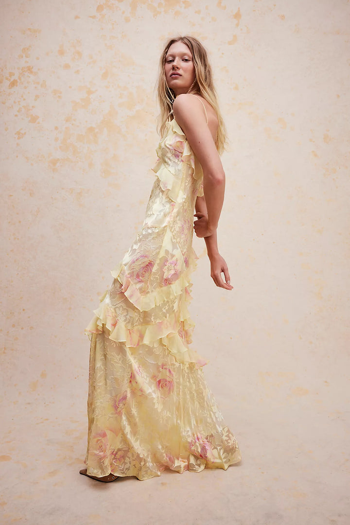 Annabel™ | Elegante Bloemen Maxi-jurk