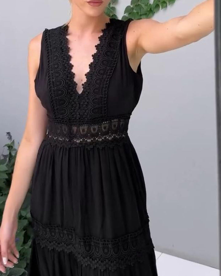 Ninfea | Mouwloze jurk in Boho stijl