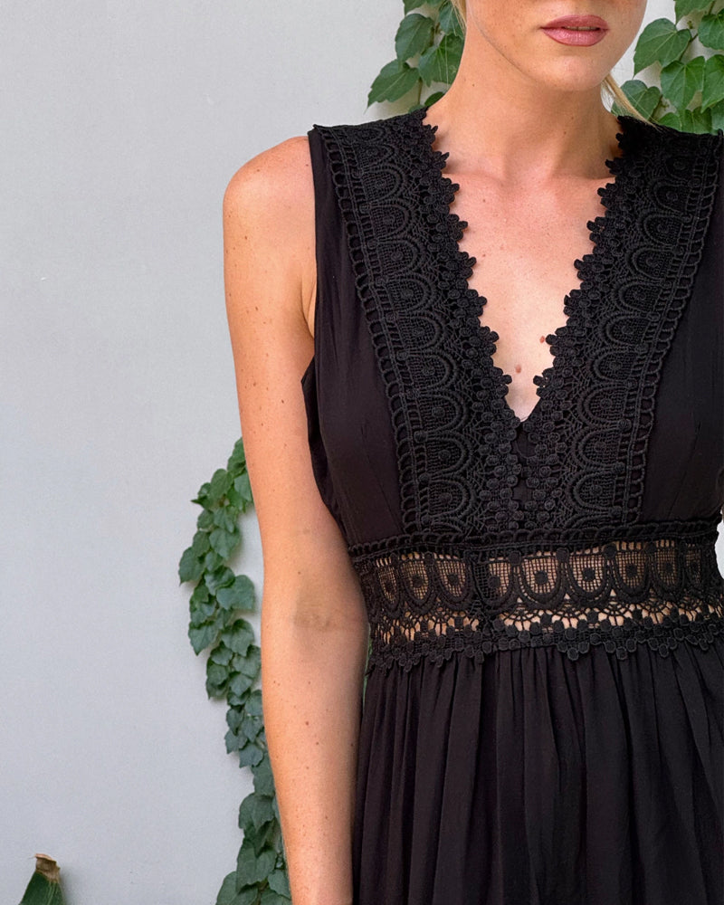Ninfea | Mouwloze jurk in Boho stijl