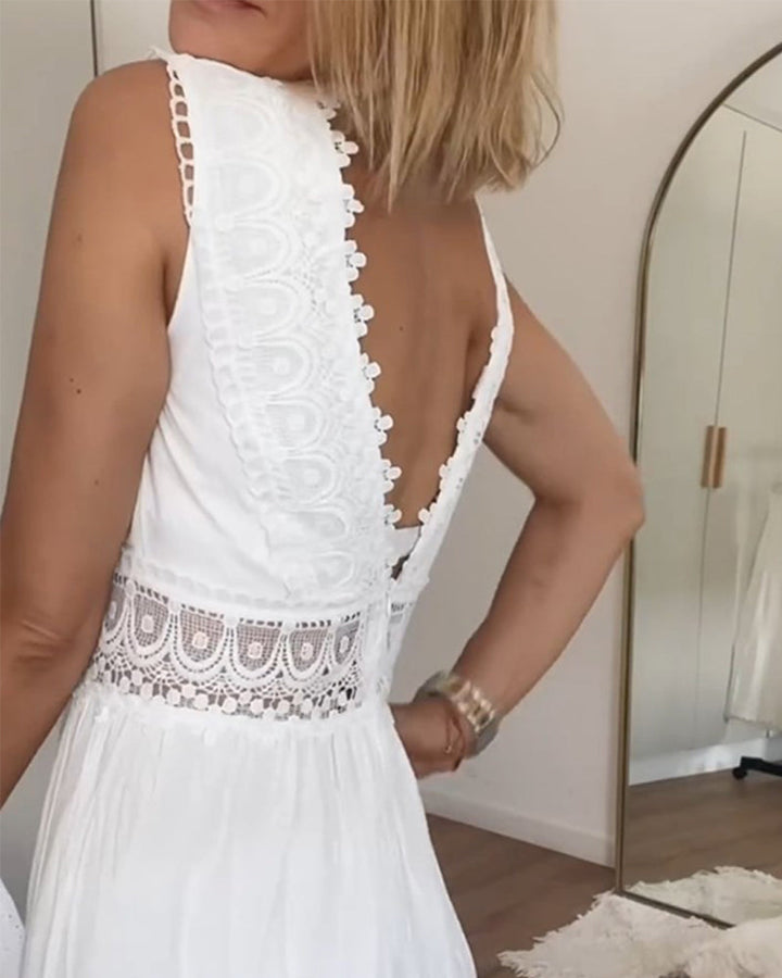 Ninfea | Mouwloze jurk in Boho stijl