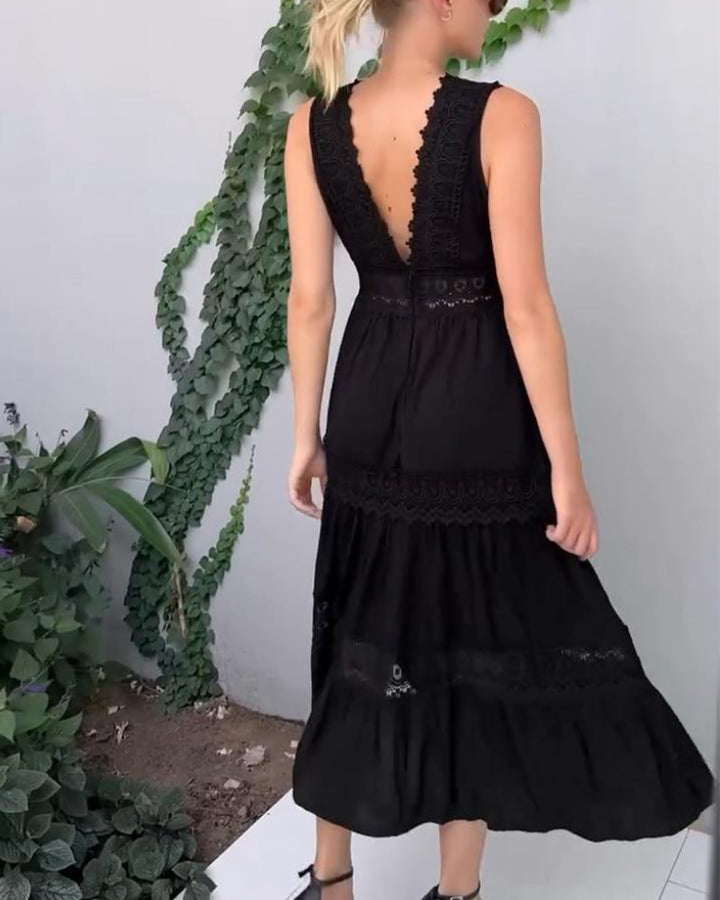 Ninfea | Mouwloze jurk in Boho stijl