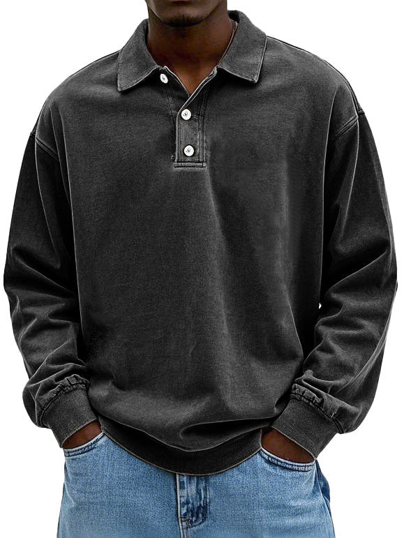 Pieter™ | Stijlvolle Poloshirt met Lange Mouwen