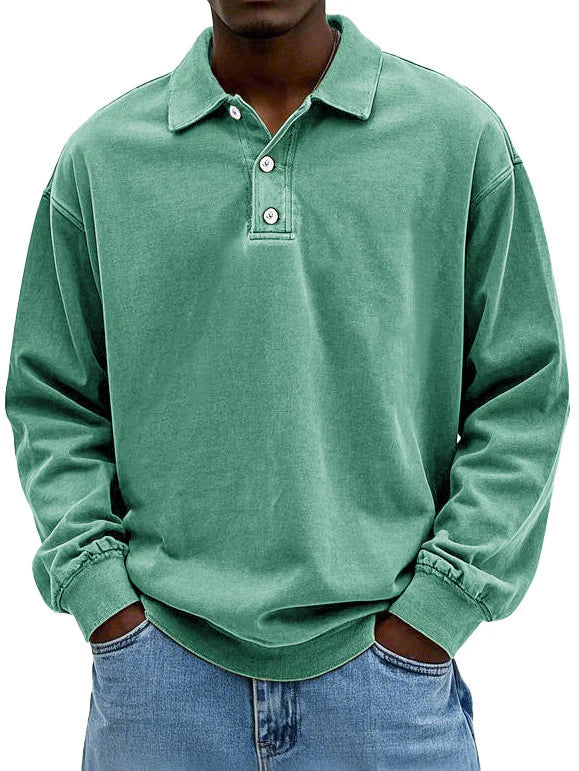 Pieter™ | Stijlvolle Poloshirt met Lange Mouwen